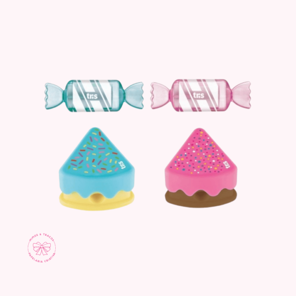 Apontador com Depósito Cake + Borracha Balinha