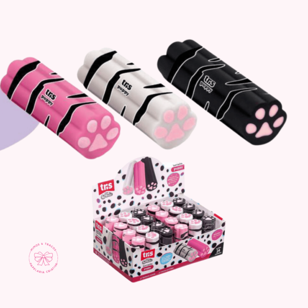 Borracha Puppy Patinha de Gato