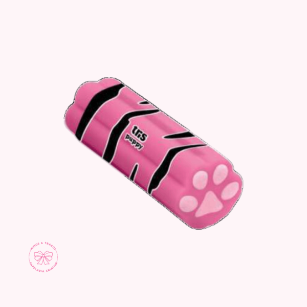 Borracha Puppy Patinha de Gato Rosa