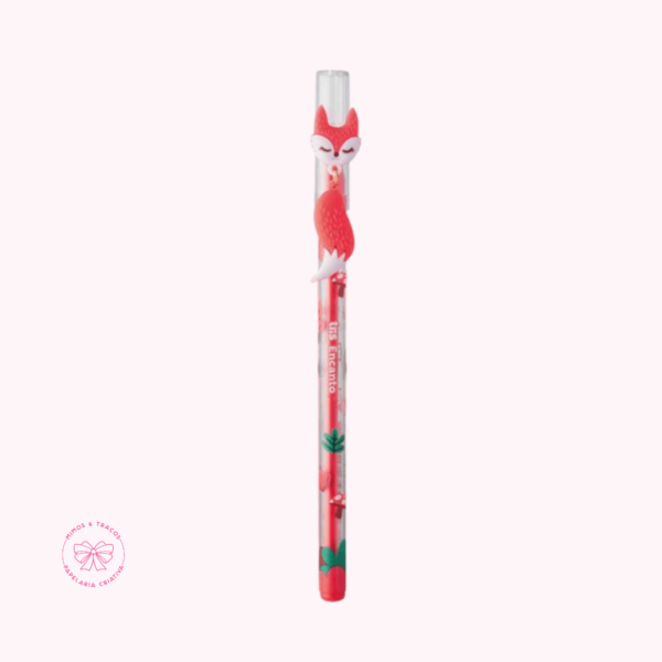 Caneta Gel Encanto Vermelha