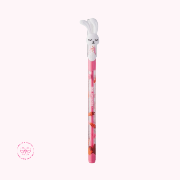 Caneta Gel Encanto Rosa
