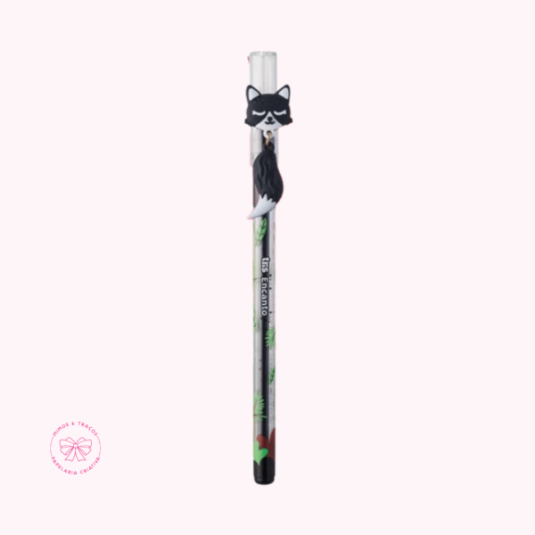 Caneta Gel Encanto Preta